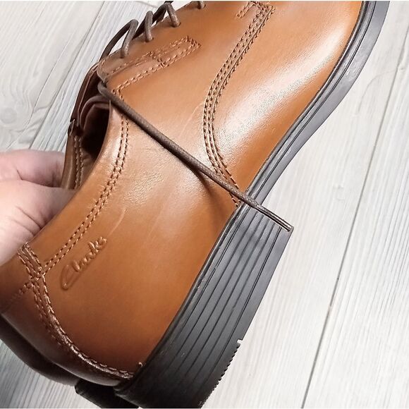 (54-4189) Clarks Men's Tilden Cap Oxford Shoes Sz 7.5 - Picture 7 of 12